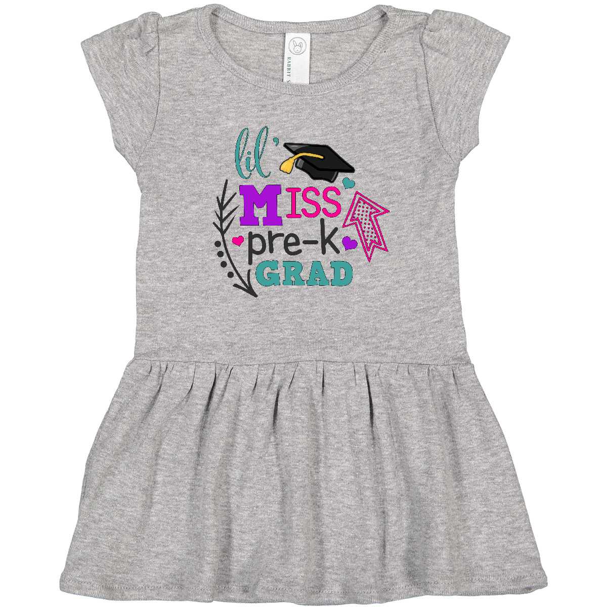 Inktastic Lil Miss Pre-K Grad With Arrows Toddler Dress School Kids Gradution - Bild 2 von 6