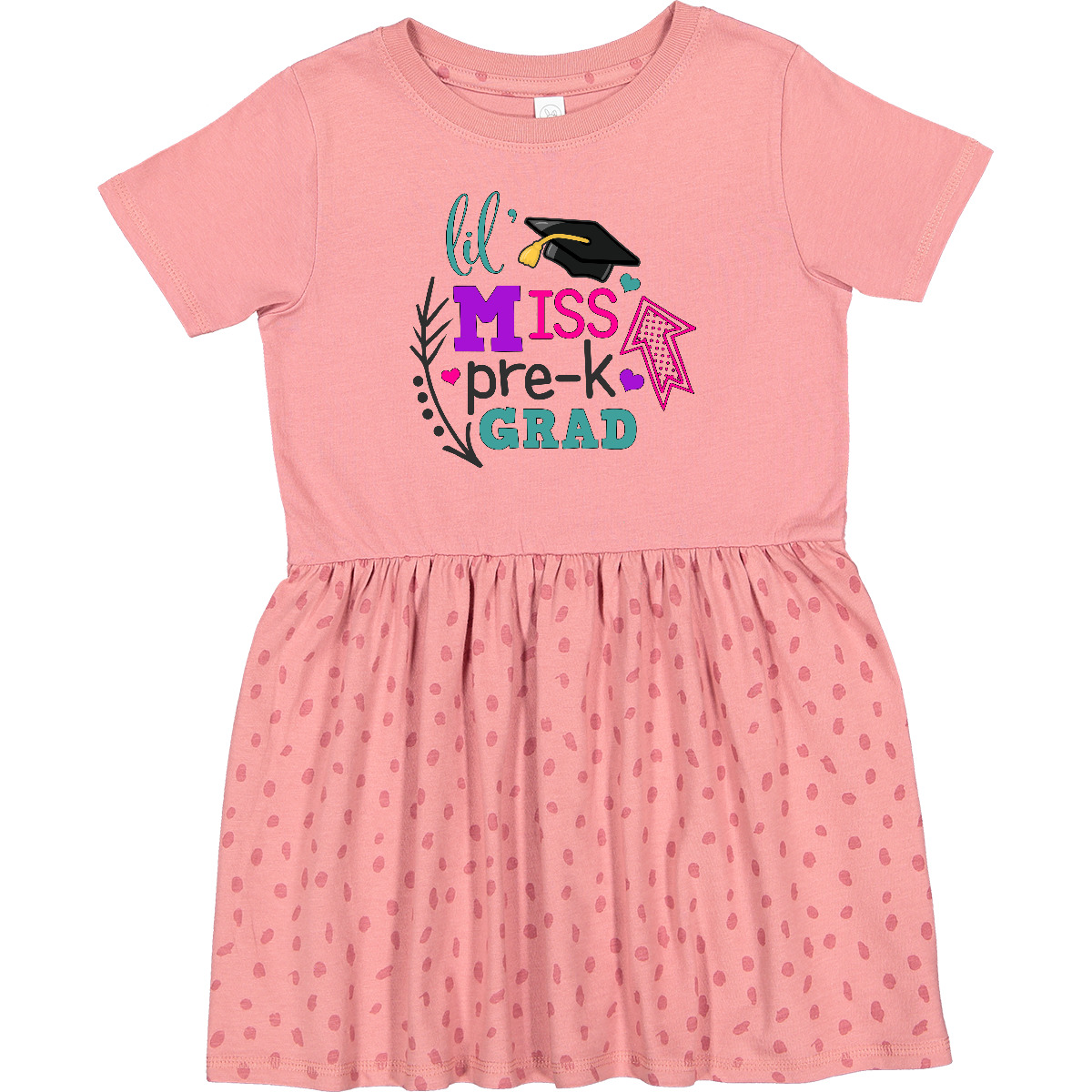 Inktastic Lil Miss Pre-K Grad With Arrows Toddler Dress School Kids Gradution - Bild 3 von 6