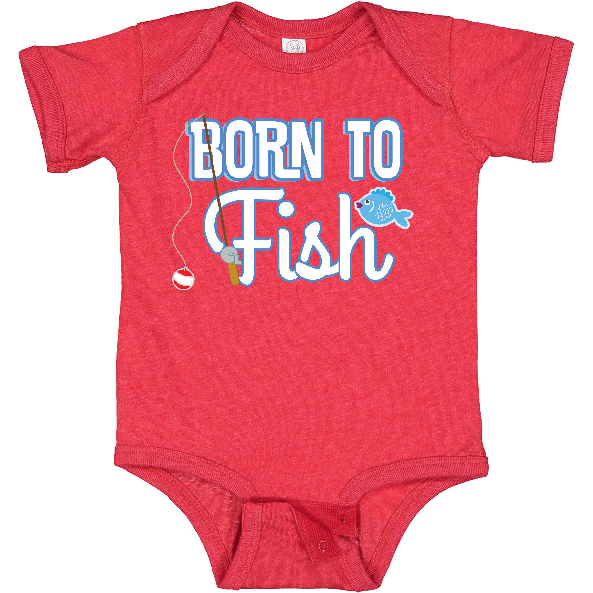 Inktastic Born To Fish Go Fishing Baby Bodysuit Fisherman Future Fly Trout  Bass