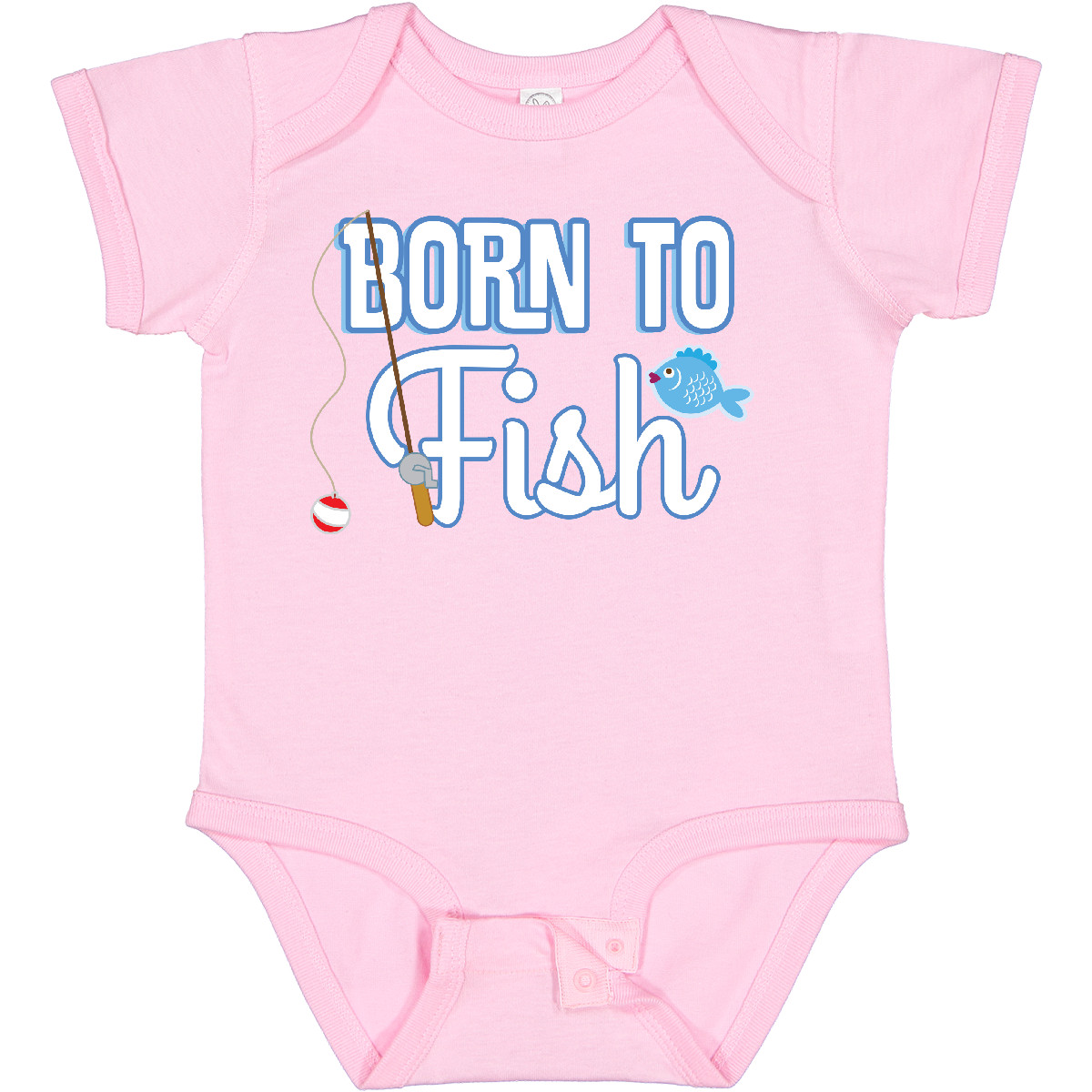 Inktastic Born To Fish Go Fishing Baby Bodysuit Fisherman Future