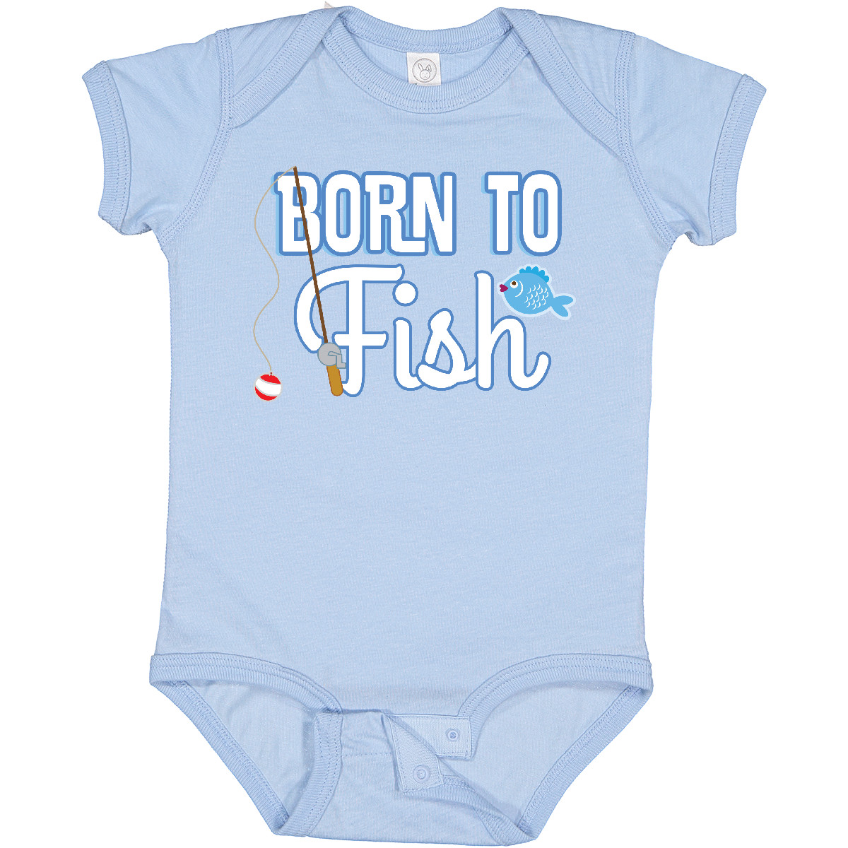 Inktastic Born To Fish Go Fishing Baby Bodysuit Fisherman Future Fly Trout  Bass