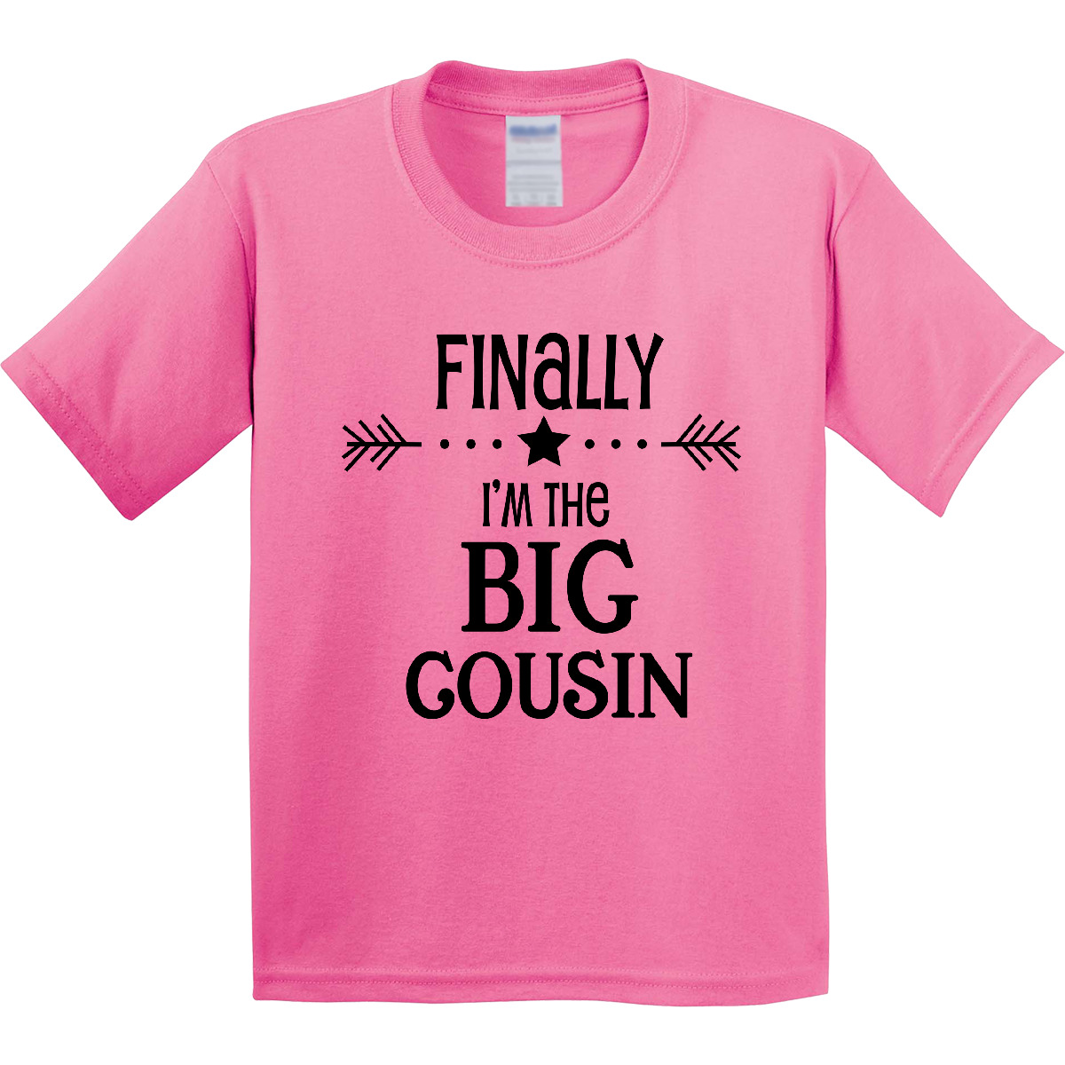 Inktastic Finally I'm The Big Cousin Youth T-Shirt Expecting Future New Little - Picture 2 of 5