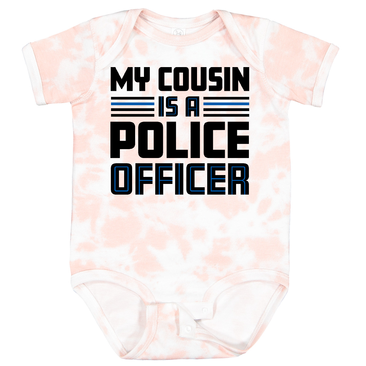 Inktastic My Cousin Is A Police Officer Baby Bodysuit Family Big Public Servant - Bild 6 von 8