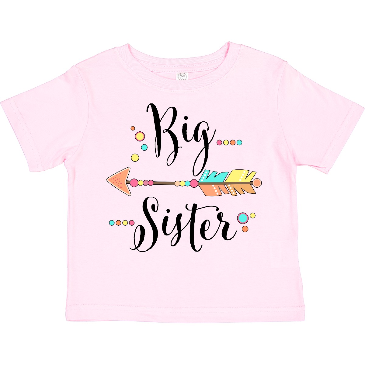 Inktastic Big Sister- Dots And Arrow Toddler T-Shirt Siblings Sisters New Future - Picture 7 of 9