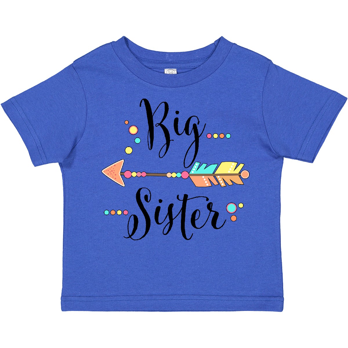 Inktastic Big Sister- Dots And Arrow Toddler T-Shirt Siblings Sisters New Future - Picture 8 of 9