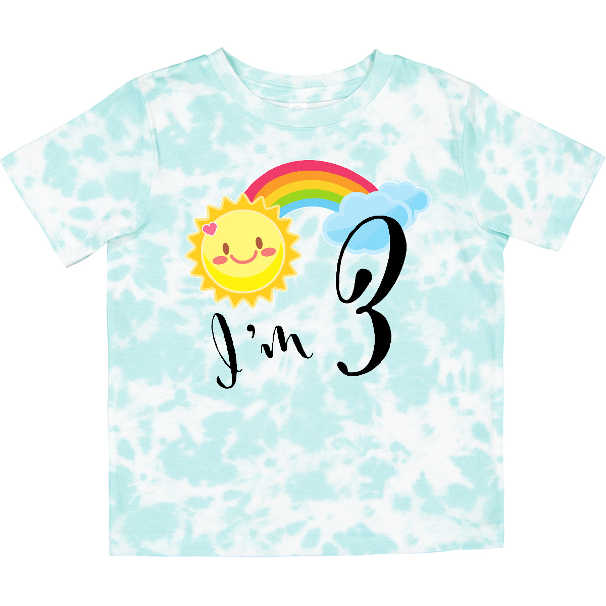 T-Shirt Inktastic Ich bin 3 - Dritter Geburtstag Sonne Regenbogen Kleinkind Geburtstage 3. Drei - Bild 7 von 8