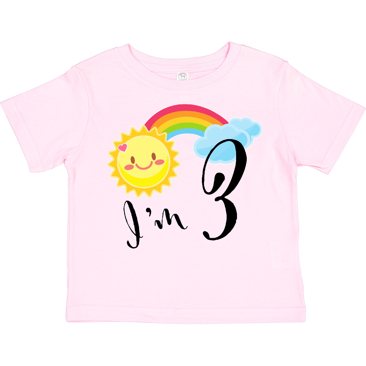 T-Shirt Inktastic Ich bin 3 - Dritter Geburtstag Sonne Regenbogen Kleinkind Geburtstage 3. Drei - Bild 5 von 8