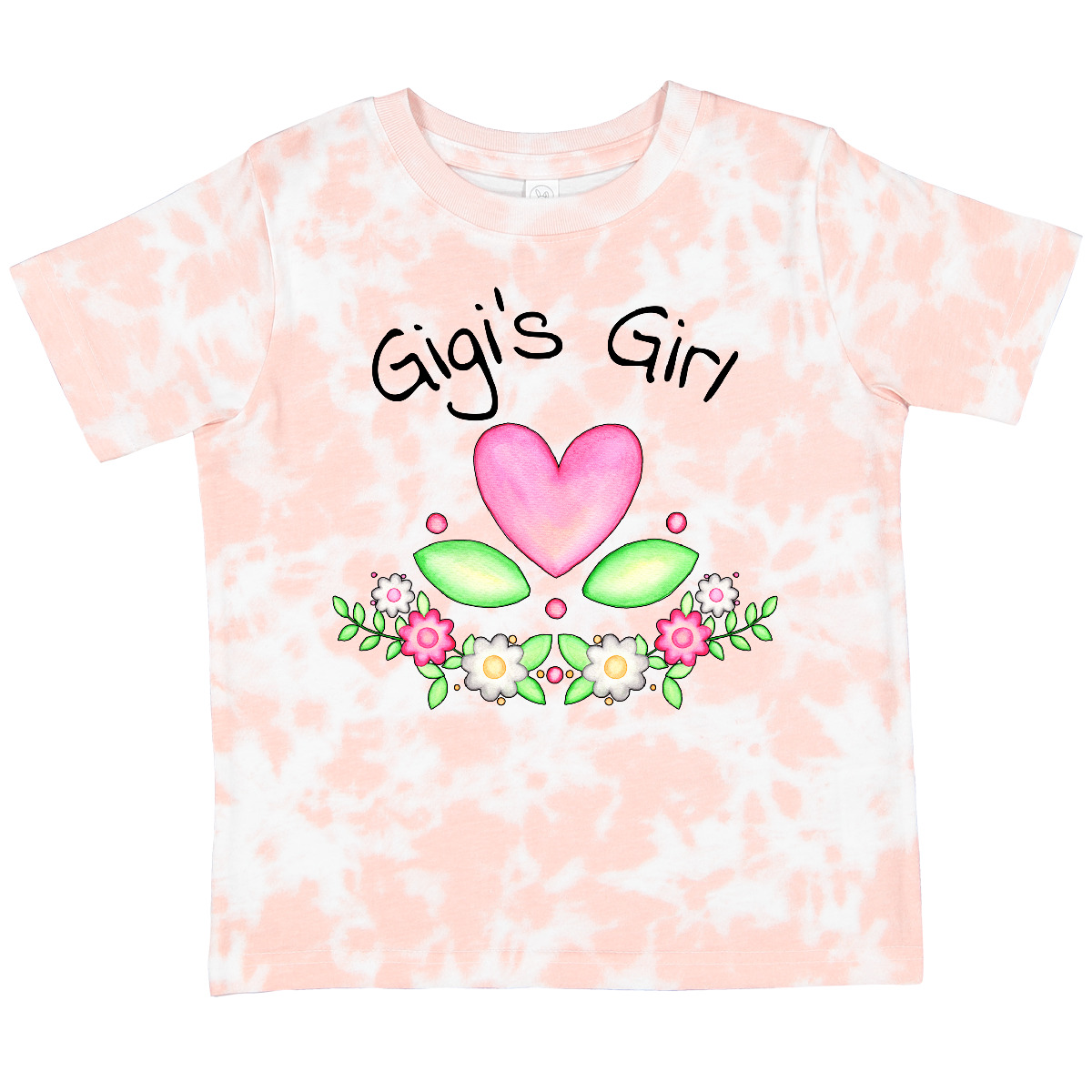 Inktastic Gigi's Girl- Heart Flowers Toddler T-Shirt Family Cute Grandma Gigi - Picture 13 of 15