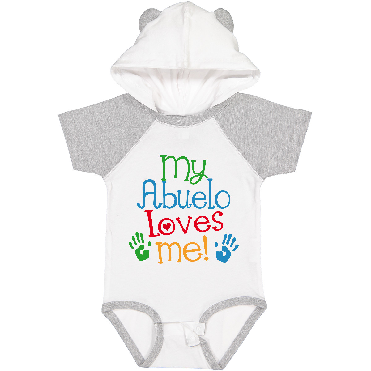 Inktastic My Abuelo Loves Me Outfit Baby Bodysuit Grandkids Boys Girls Grandpa - Picture 5 of 5