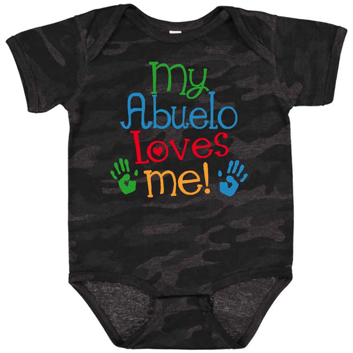 Inktastic My Abuelo Loves Me Outfit Baby Bodysuit Grandkids Boys Girls Grandpa - Picture 5 of 6