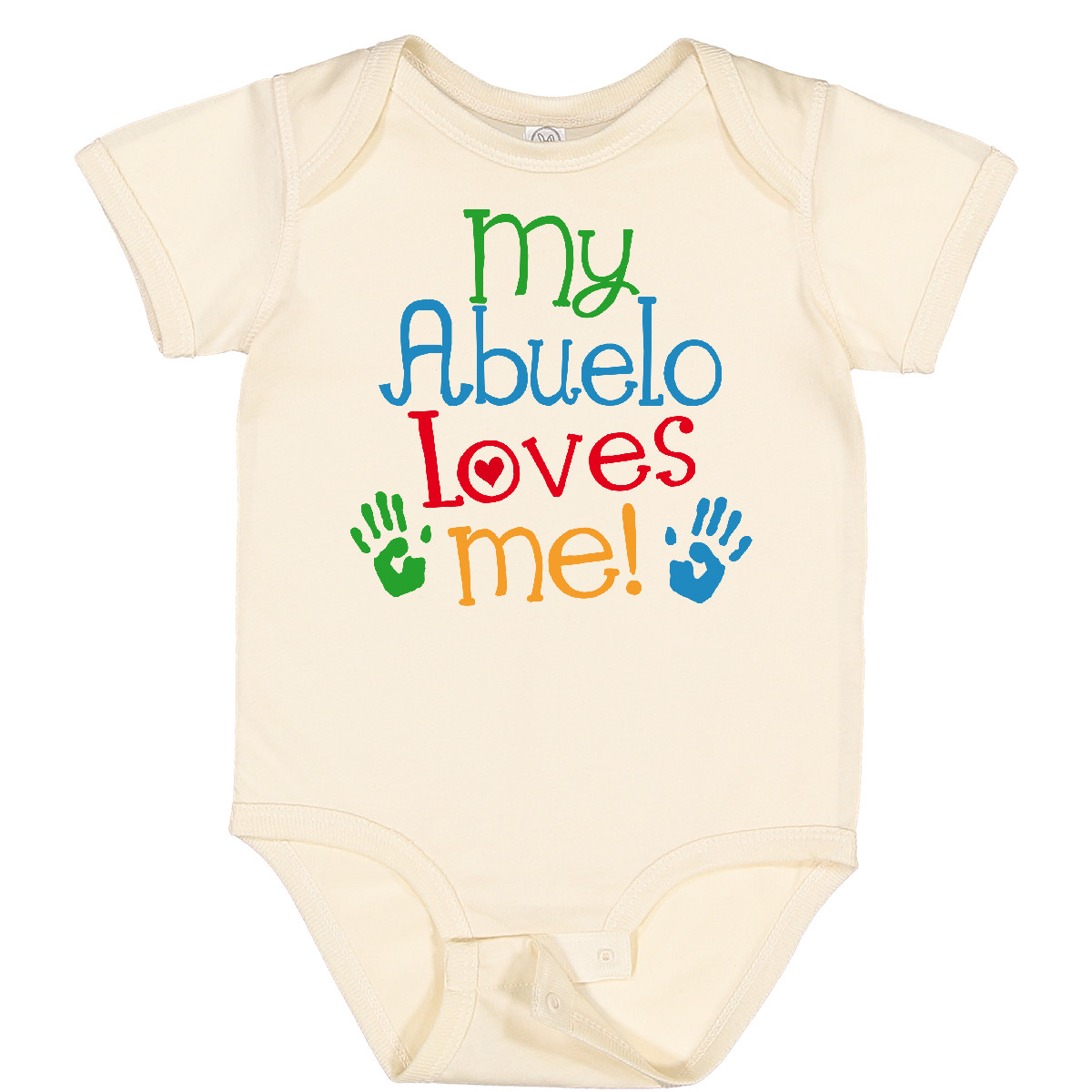 Inktastic My Abuelo Loves Me Outfit Baby Bodysuit Grandkids Boys Girls Grandpa - Picture 4 of 5