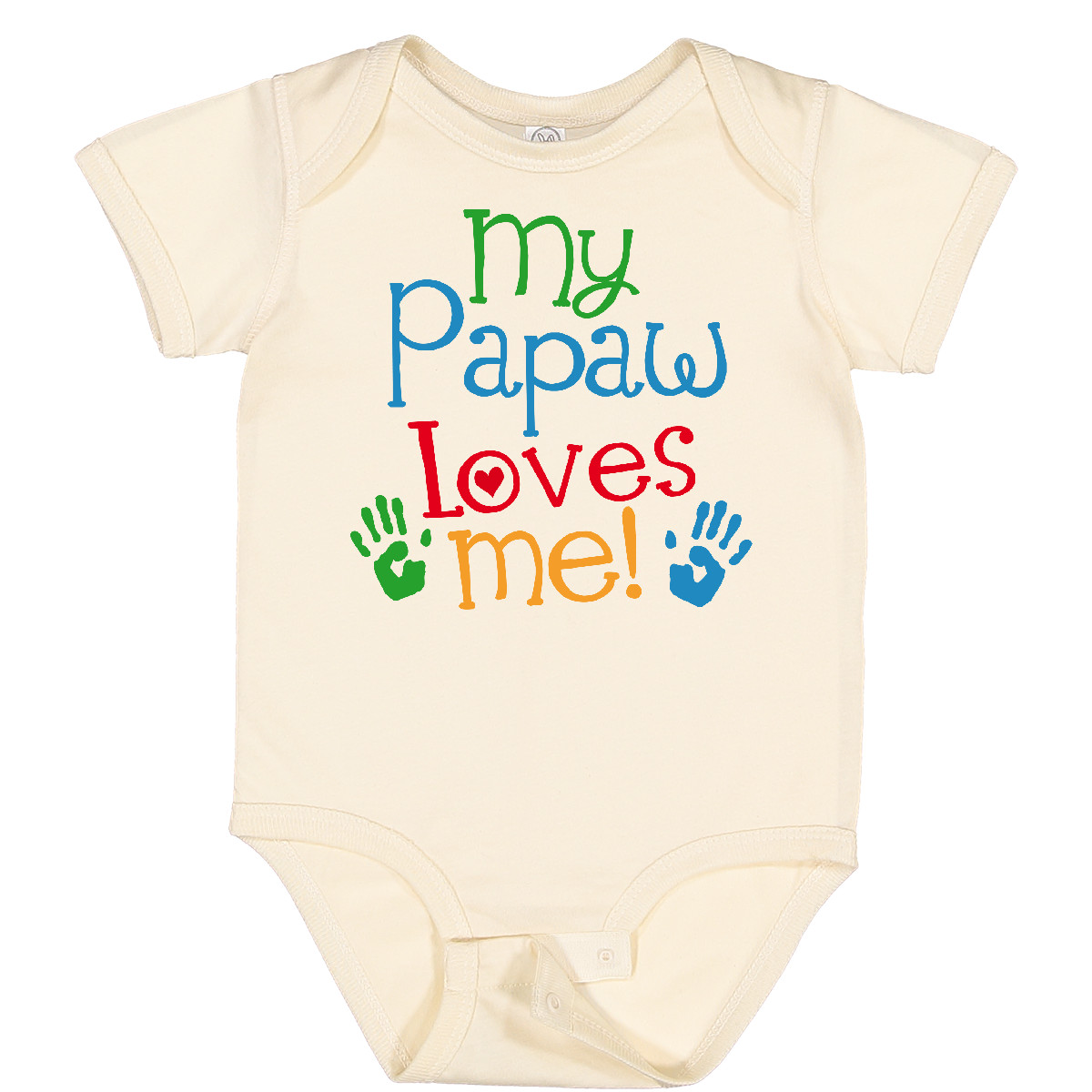 Inktastic My Papaw Loves Me Baby Bodysuit From Grandchild Childs Cute Girls Boys - Picture 4 of 6