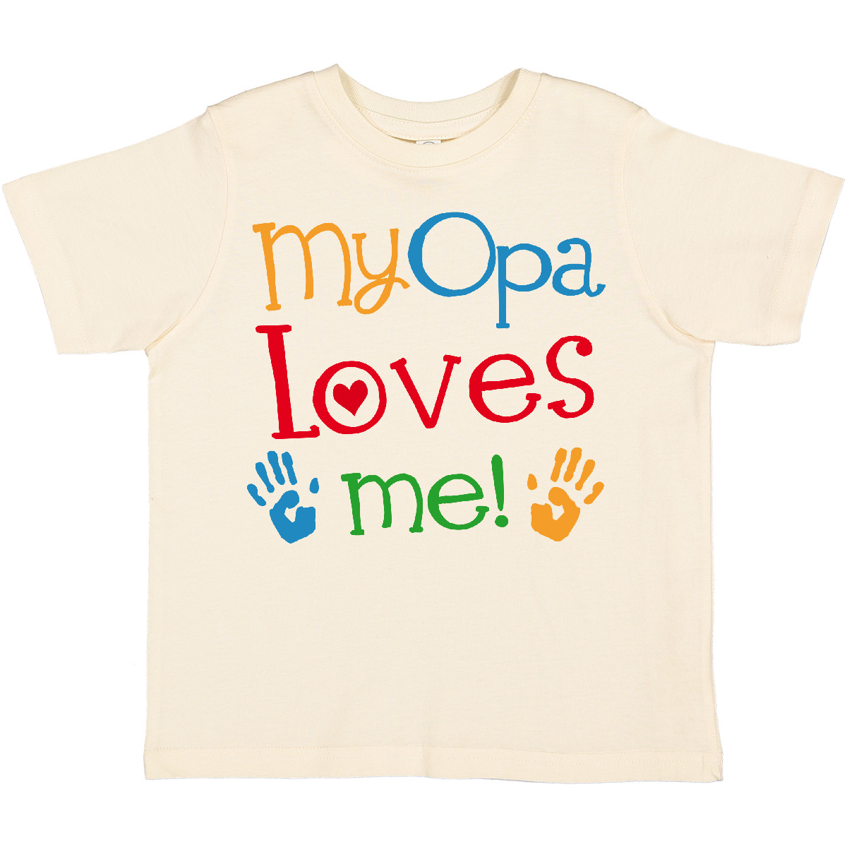 Inktastic My Opa Loves Me Toddler T-Shirt Grandkids Girls Boys Clothing Outfit - Picture 8 of 9