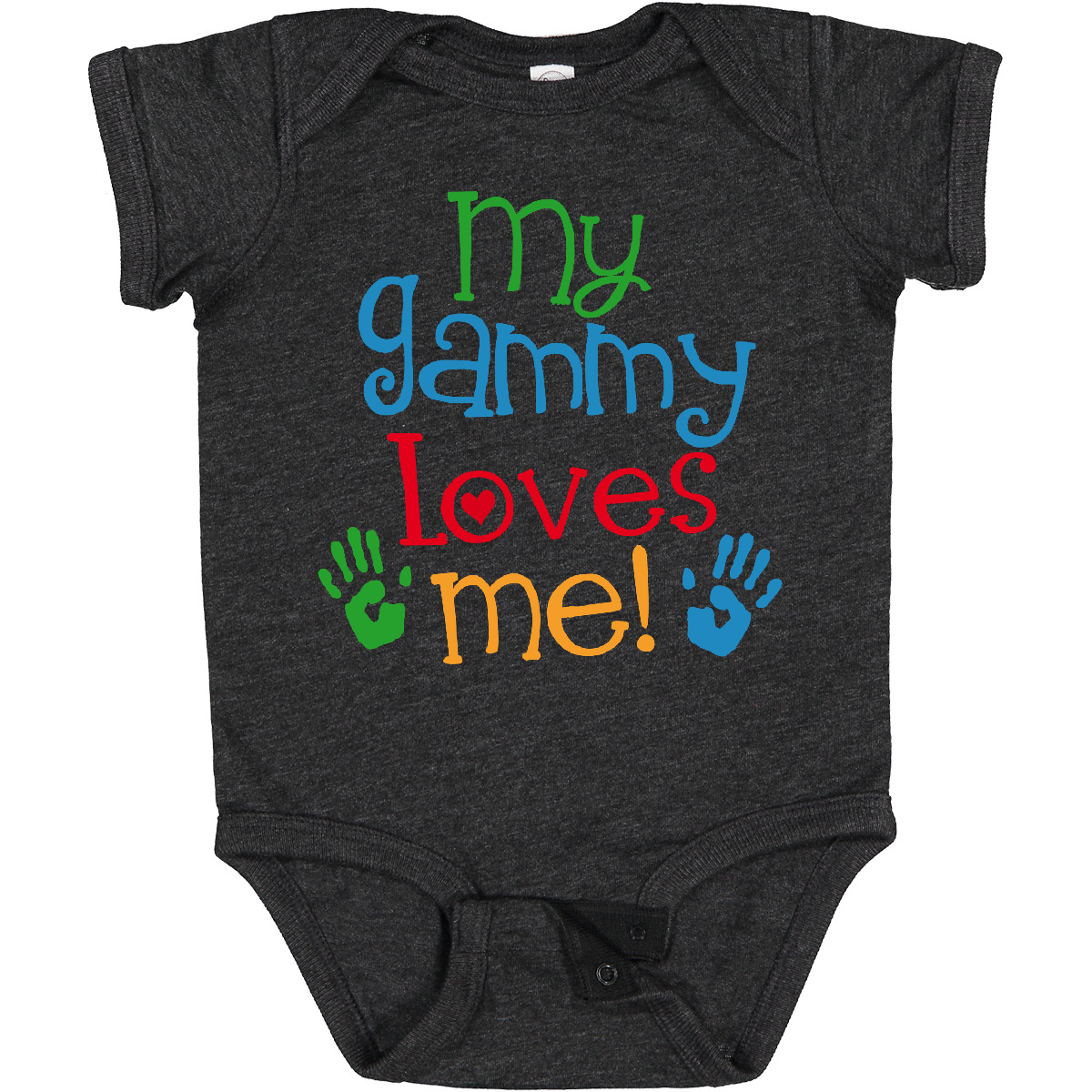 Inktastic My Gammy Loves Me Baby Bodysuit Boys Girls Grandchild Grandson Infant - Bild 11 von 12