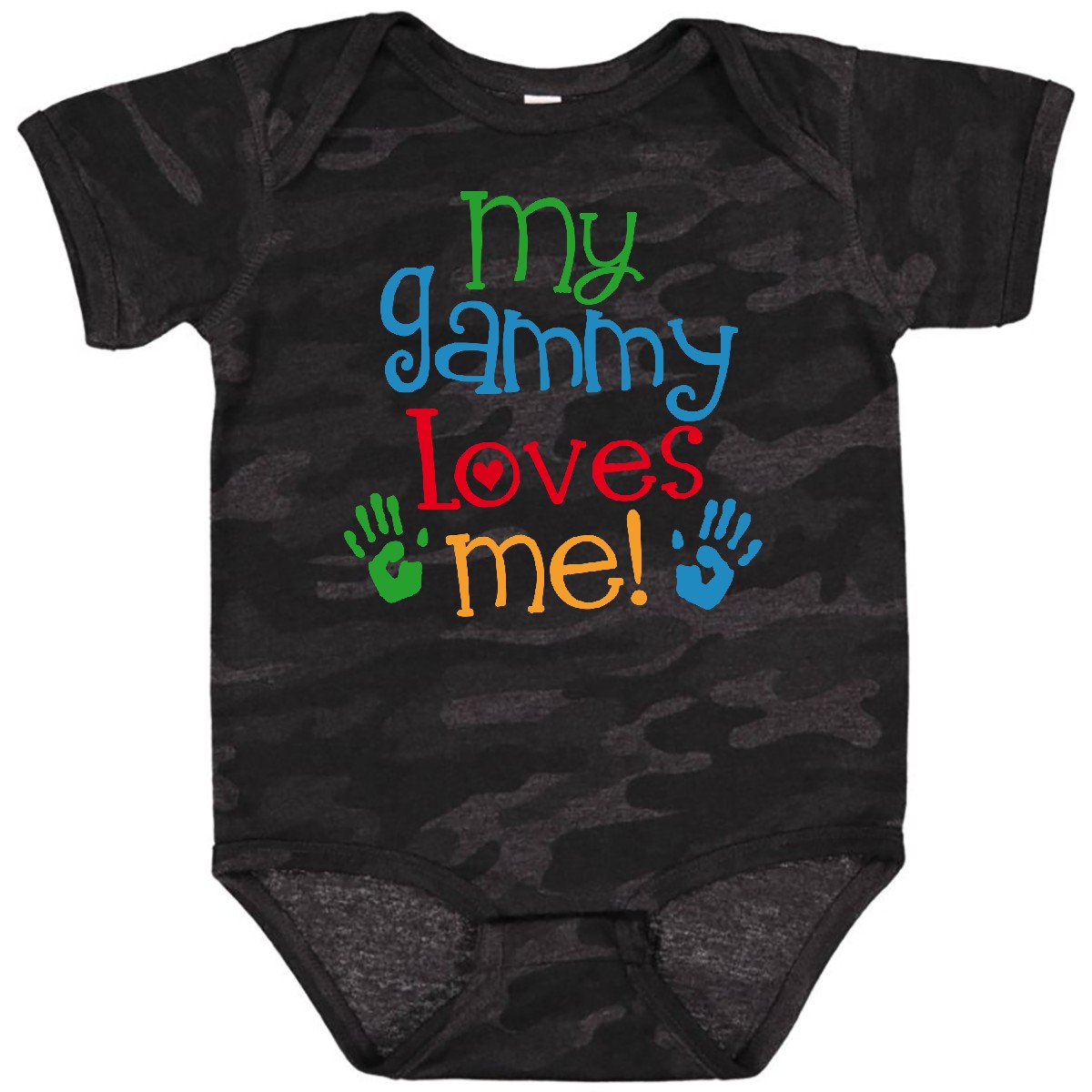 Inktastic My Gammy Loves Me Baby Bodysuit Boys Girls Grandchild Grandson Infant - Picture 10 of 11