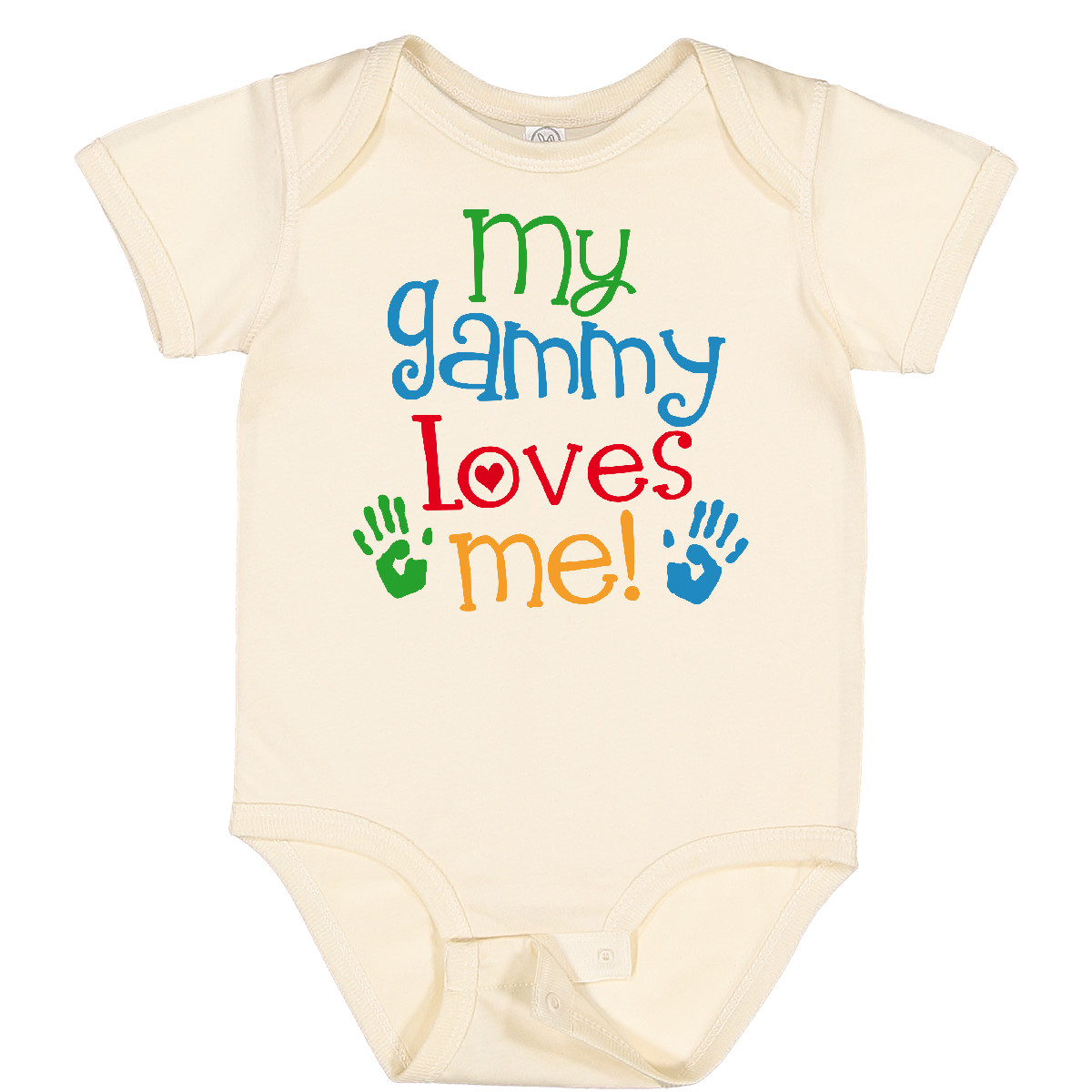 Inktastic My Gammy Loves Me Baby Bodysuit Boys Girls Grandchild Grandson Infant - Picture 9 of 11