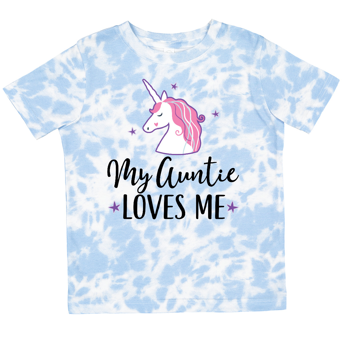 Inktastic My Auntie Loves Me Unicorn Toddler T-Shirt Girls Childs Clothing Stars - Picture 12 of 17