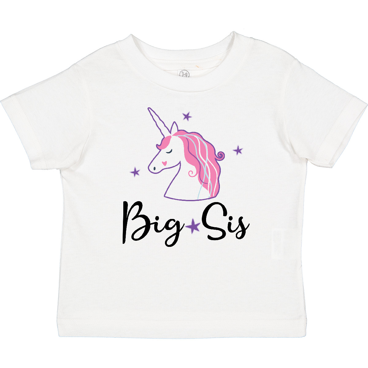 Inktastic Big Sis Unicorn Girls Sister Announcement Baby T-Shirt Childs Cute Hws - Picture 8 of 8
