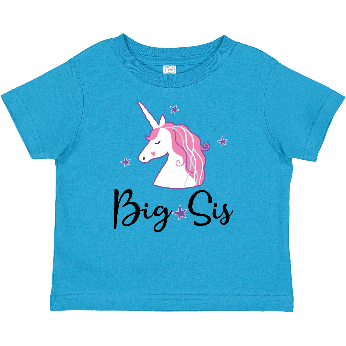 Inktastic Big Sis Unicorn Girls Sister Announcement Baby T-Shirt Childs Cute Hws - Picture 7 of 8