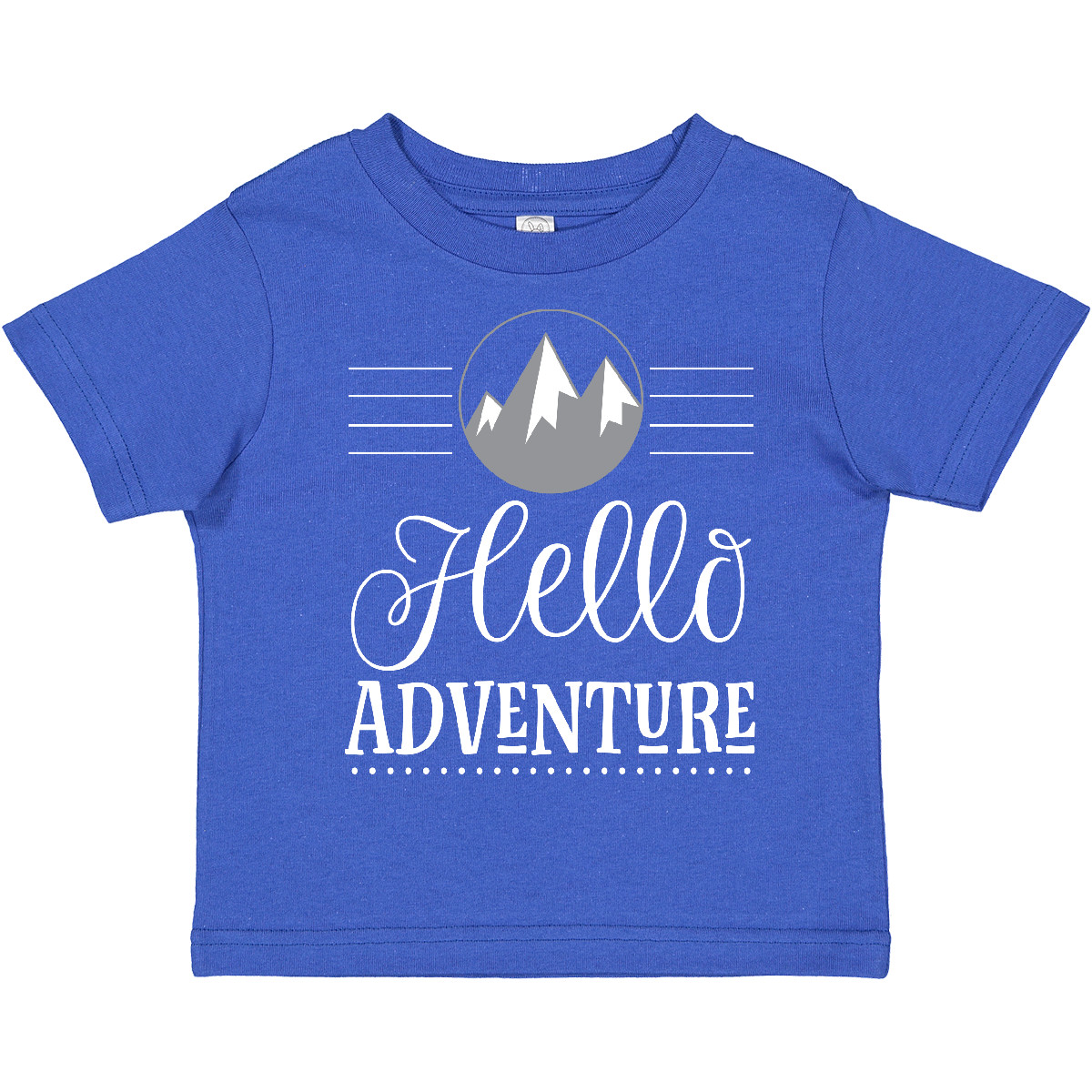Inktastic Camping Hiking Hello Adventure Toddler T-Shirt Hiker Camper Outdoors - Bild 4 von 4