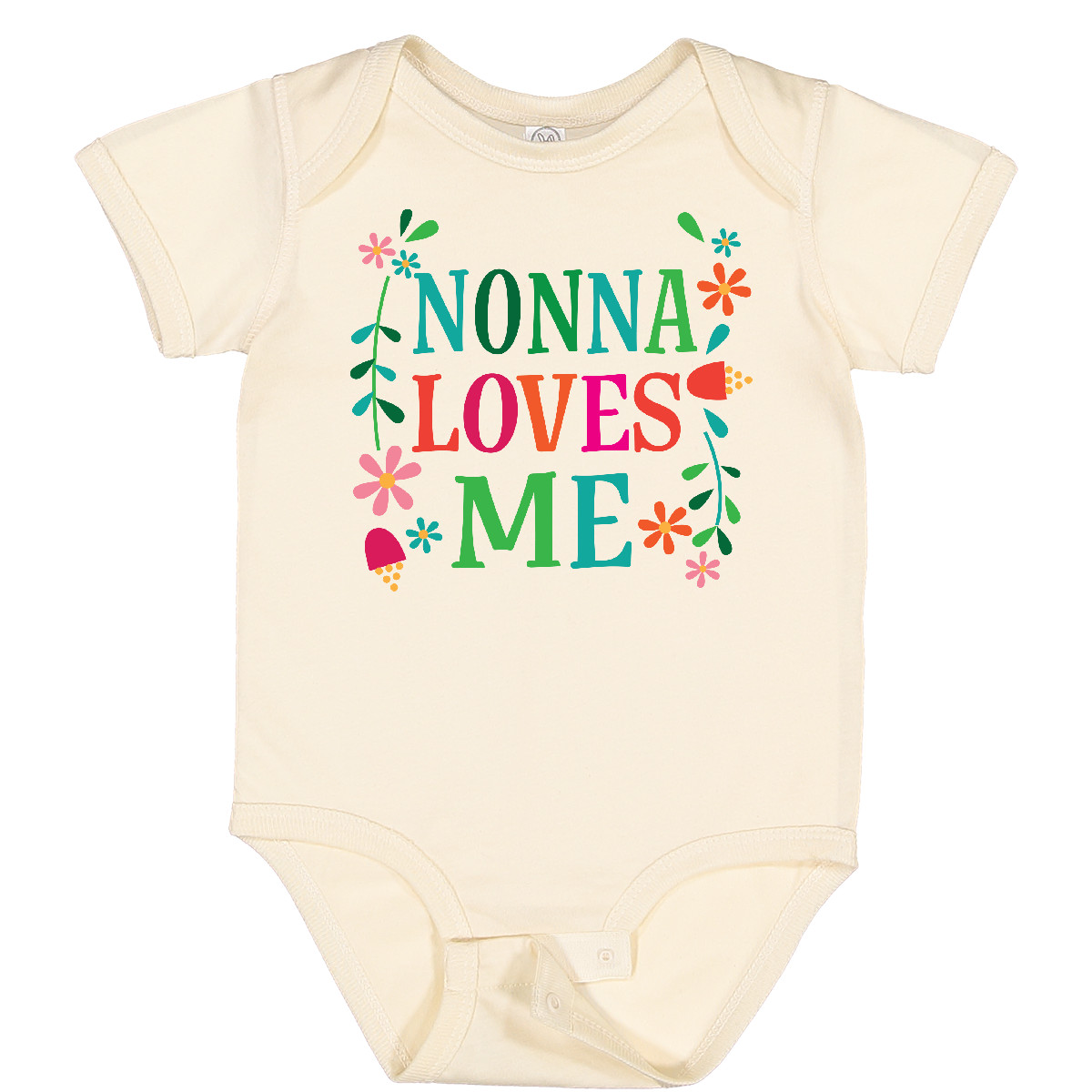 Inktastic Nonna Loves Me Enkelin Baby Body Mädchen Enkel Kinder Bekleidung Hws - Bild 8 von 11