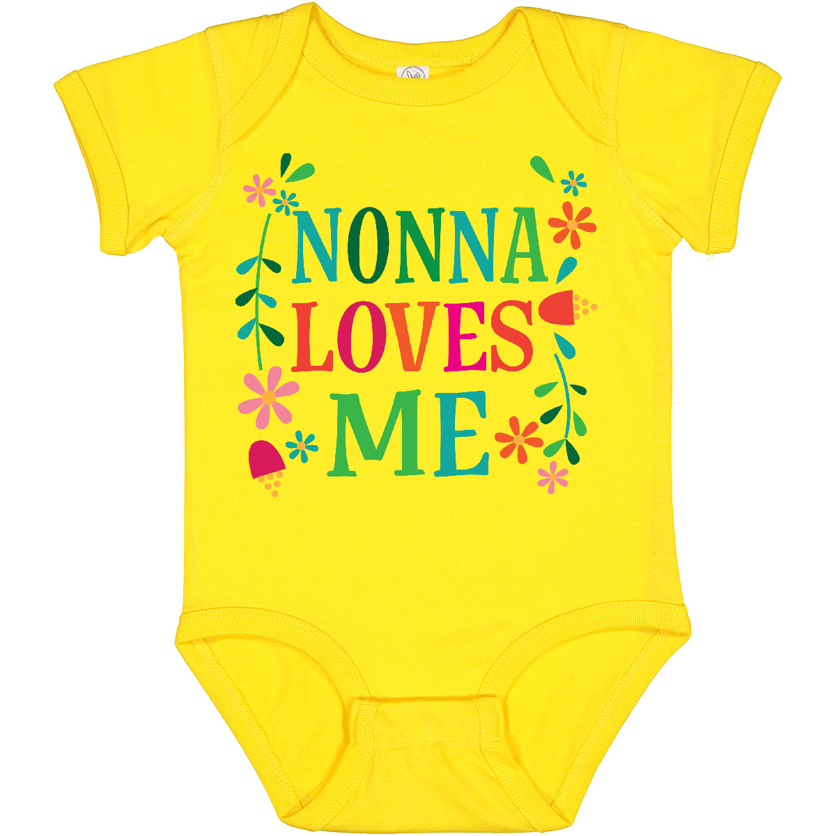 Inktastic Nonna Loves Me Enkelin Baby Body Mädchen Enkel Kinder Bekleidung Hws - Bild 11 von 11