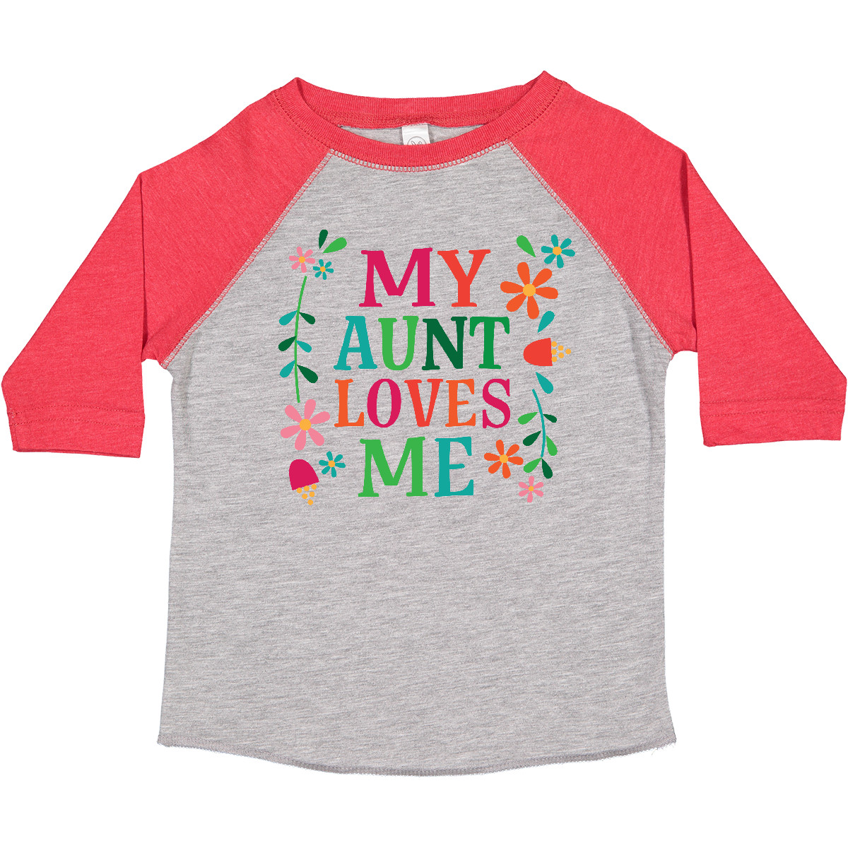 Inktastic My Aunt Loves Me Niece Toddler T-Shirt Girls Floral Clothing Apparel - Picture 7 of 12