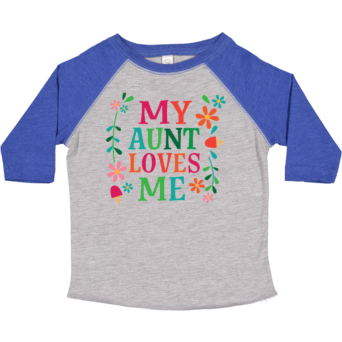 Inktastic My Aunt Loves Me Niece Toddler T-Shirt Girls Floral Clothing Apparel - Picture 8 of 12