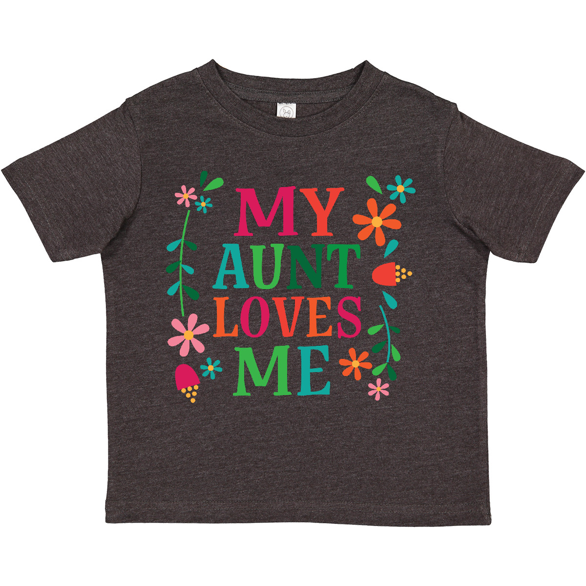 Inktastic My Aunt Loves Me Niece Toddler T-Shirt Girls Floral Clothing Apparel - Picture 11 of 12