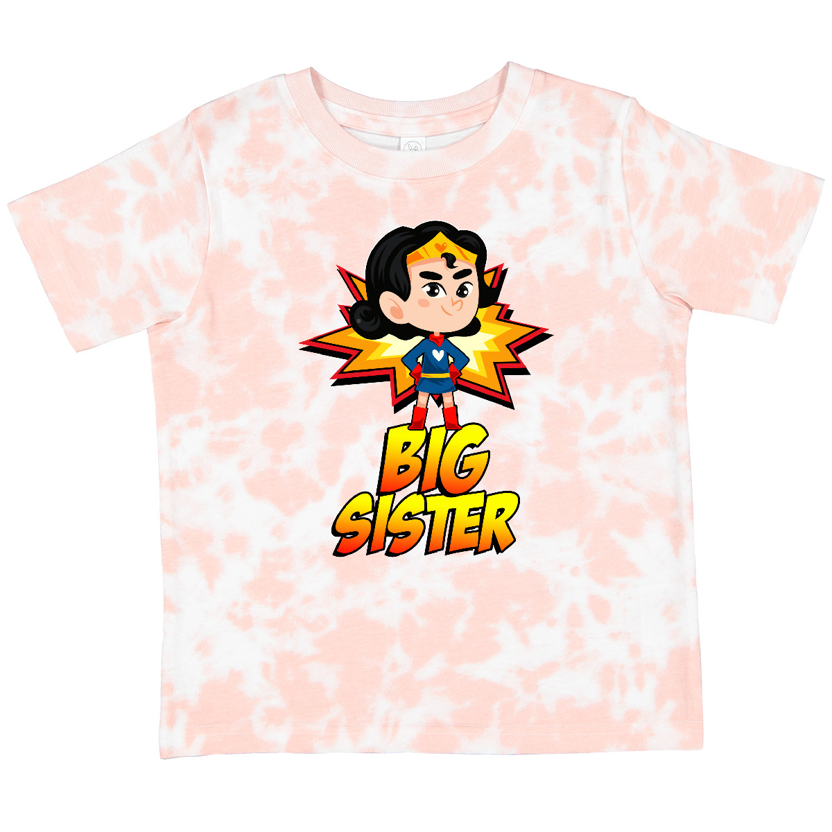 Inktastic Big Sister Superhero Toddler T-Shirt Super Sis Comic Book Girl Child - Picture 9 of 9