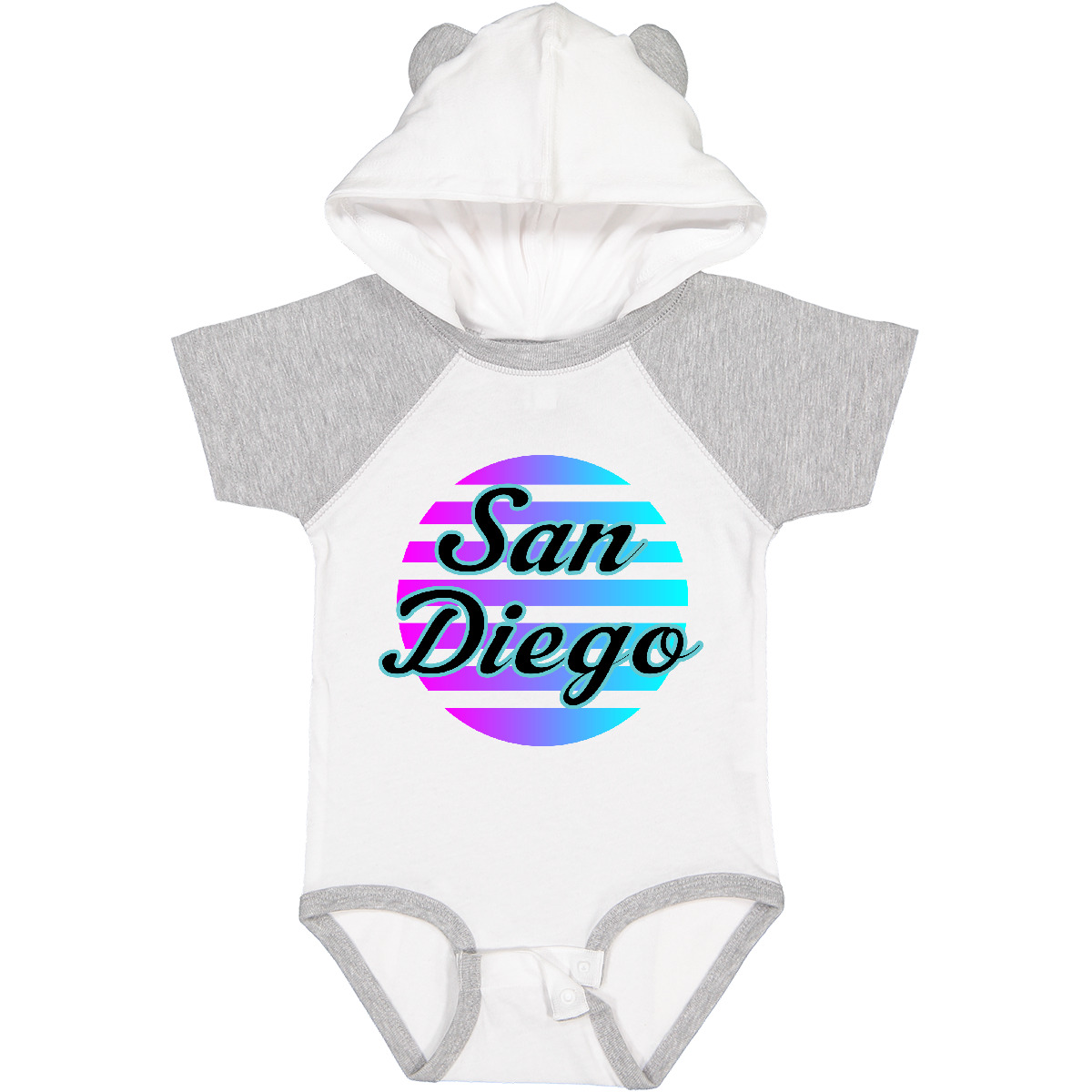 Inktastic San Diego California Sunset Baby Bodysuit Travel Cities Beach Ocean - Picture 9 of 9