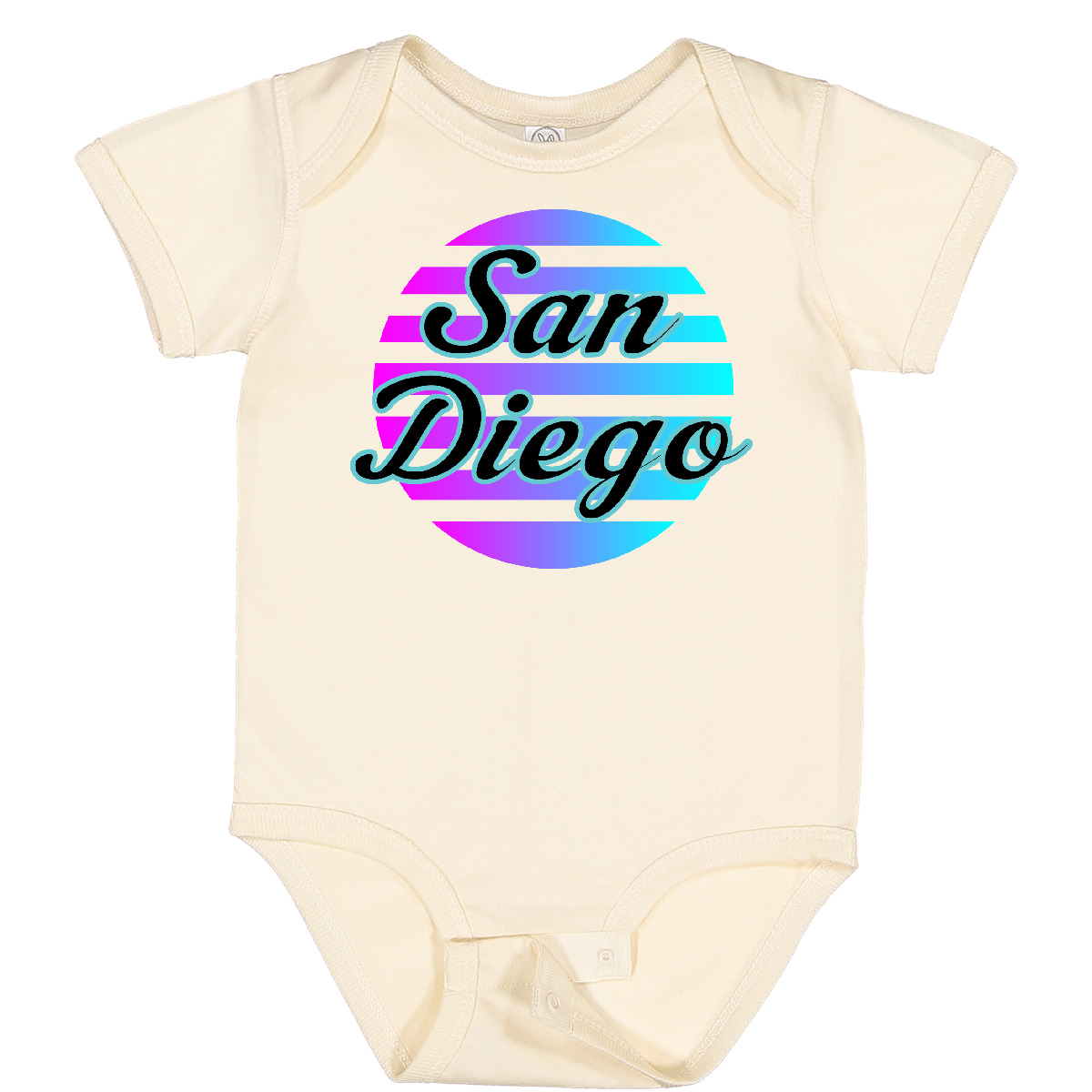 Inktastic San Diego California Sunset Baby Bodysuit Travel Cities Beach Ocean - Picture 6 of 9