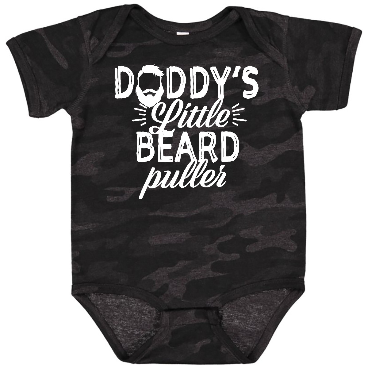 Inktastic Daddys Little Beard Puller Baby Bodysuit Men Beards Tattoos Bearded - Picture 8 of 10