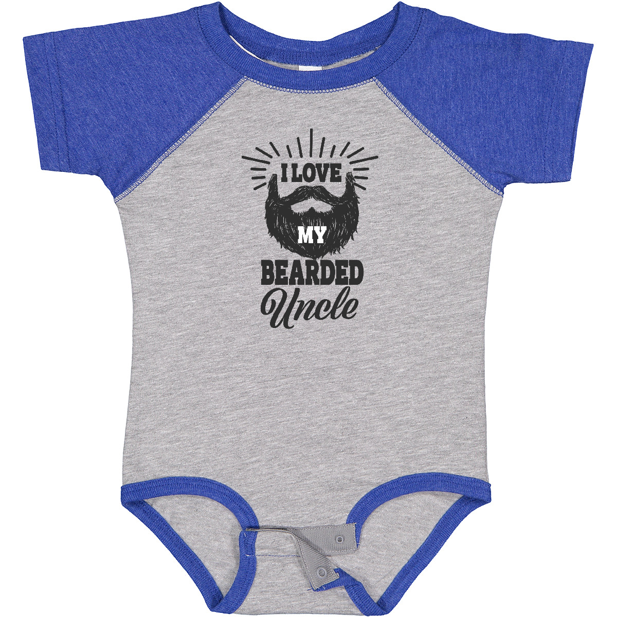 Inktastic I Love My Bearded Uncle Baby Bodysuit Men Beards Tattoos Beard Fathers - Picture 7 of 12