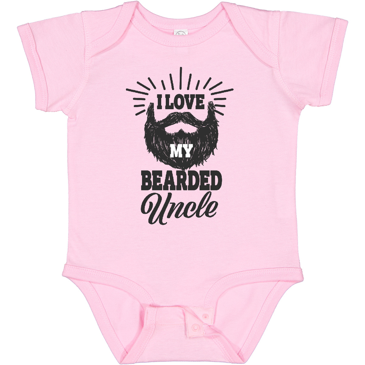 Inktastic I Love My Bearded Uncle Baby Bodysuit Men Beards Tattoos Beard Fathers - Picture 10 of 12