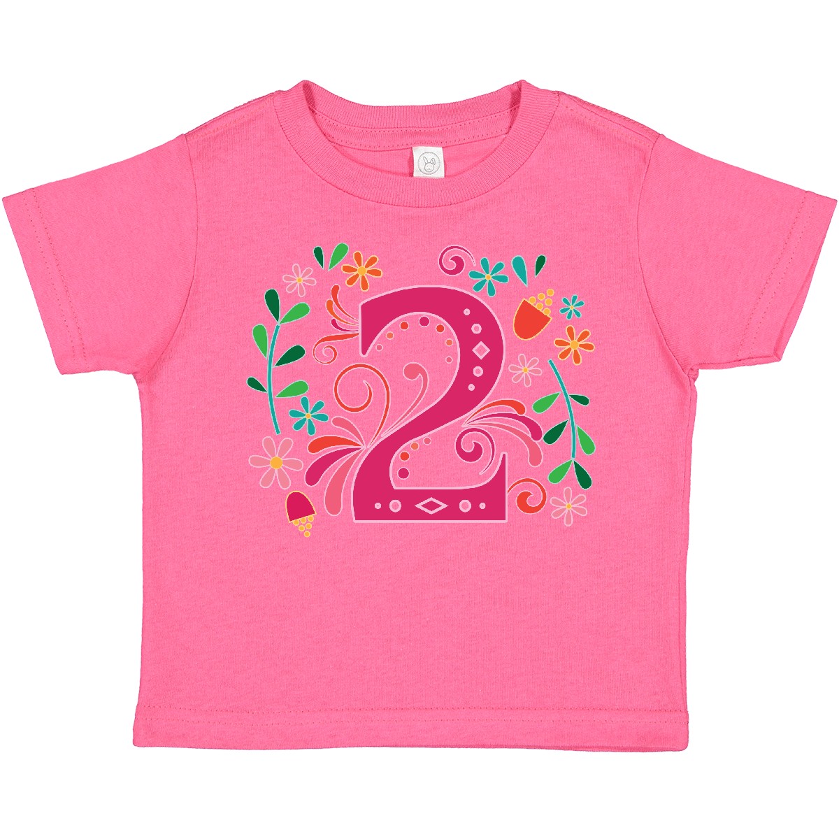 Inktastic 2nd Birthday 2 Year Old Girls Outfit Toddler T-Shirt Party Second Im - Picture 7 of 10