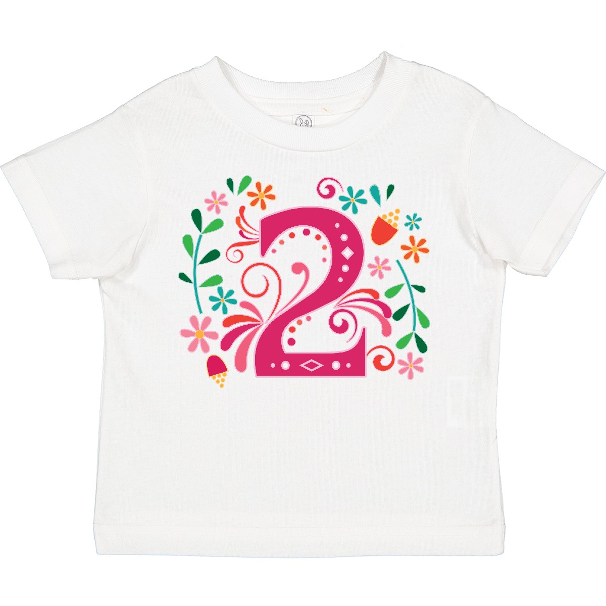 Inktastic 2nd Birthday 2 Year Old Girls Outfit Toddler T-Shirt Party Second Im - Picture 10 of 10