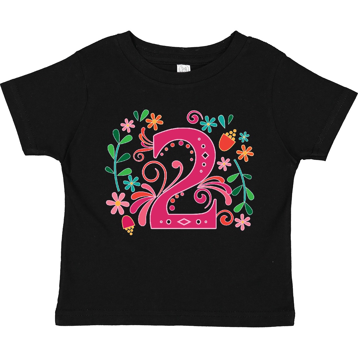 Inktastic 2nd Birthday 2 Year Old Girls Outfit Toddler T-Shirt Party Second Im - Picture 2 of 10