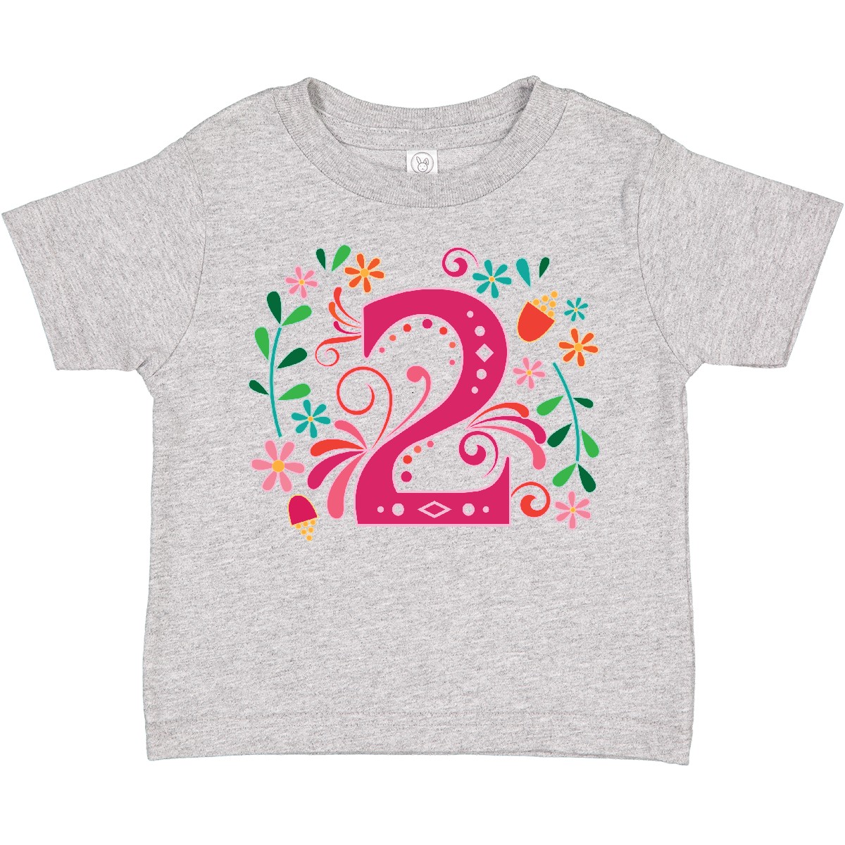 Inktastic 2nd Birthday 2 Year Old Girls Outfit Toddler T-Shirt Party Second Im - Picture 4 of 10