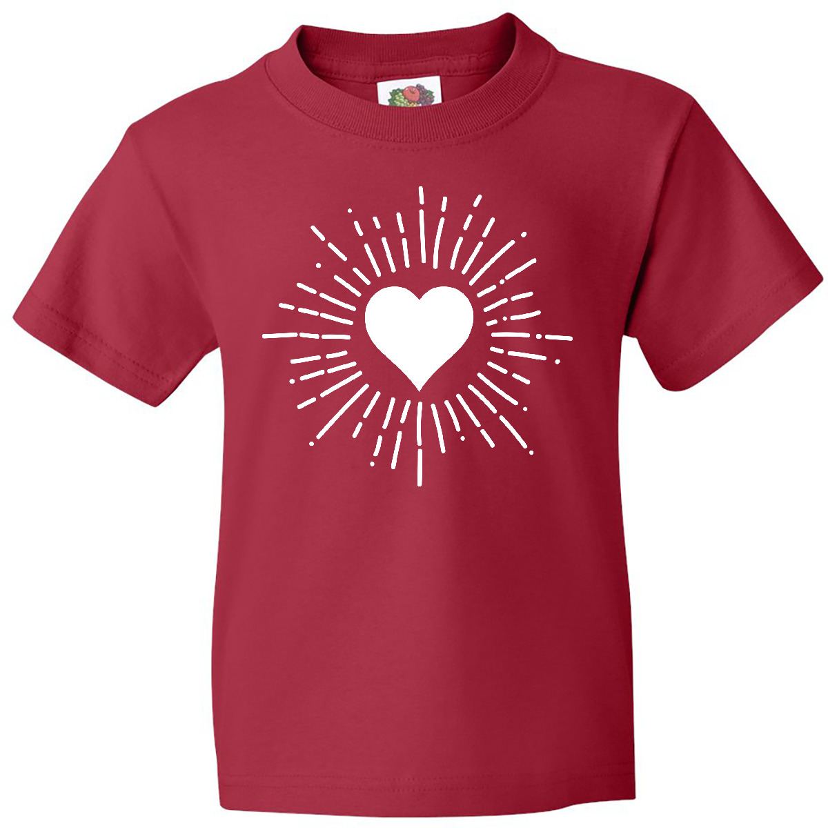 Inktastic Heart Valentine Day Girls Youth T-Shirt Valentines Cute Love Tee Kids - Bild 5 von 7