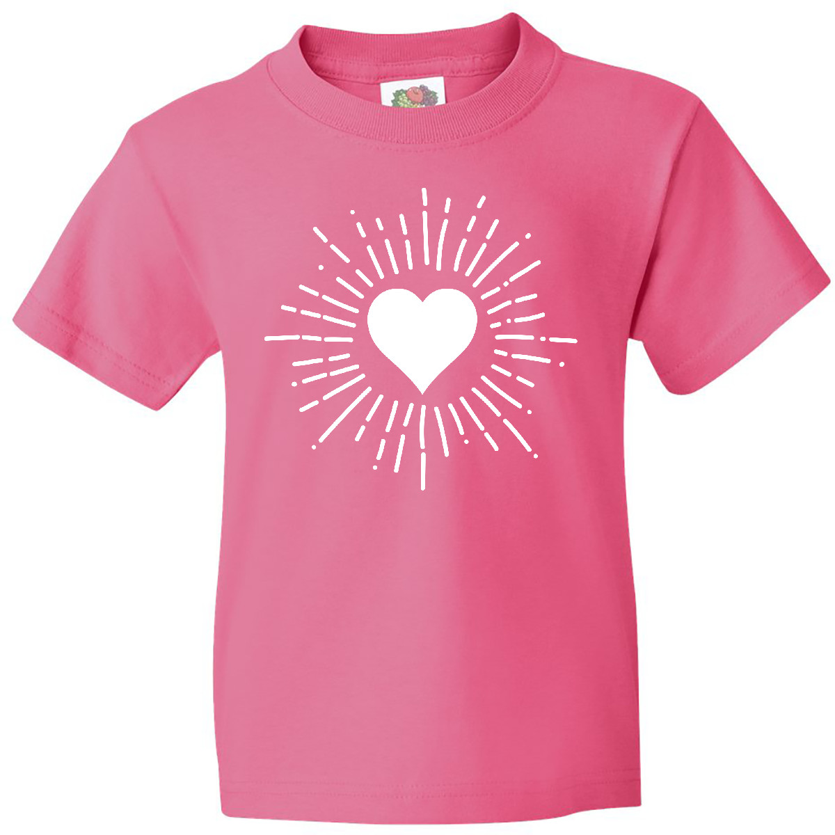 Inktastic Heart Valentine Day Girls Youth T-Shirt Valentines Cute Love Tee Kids - Bild 3 von 7