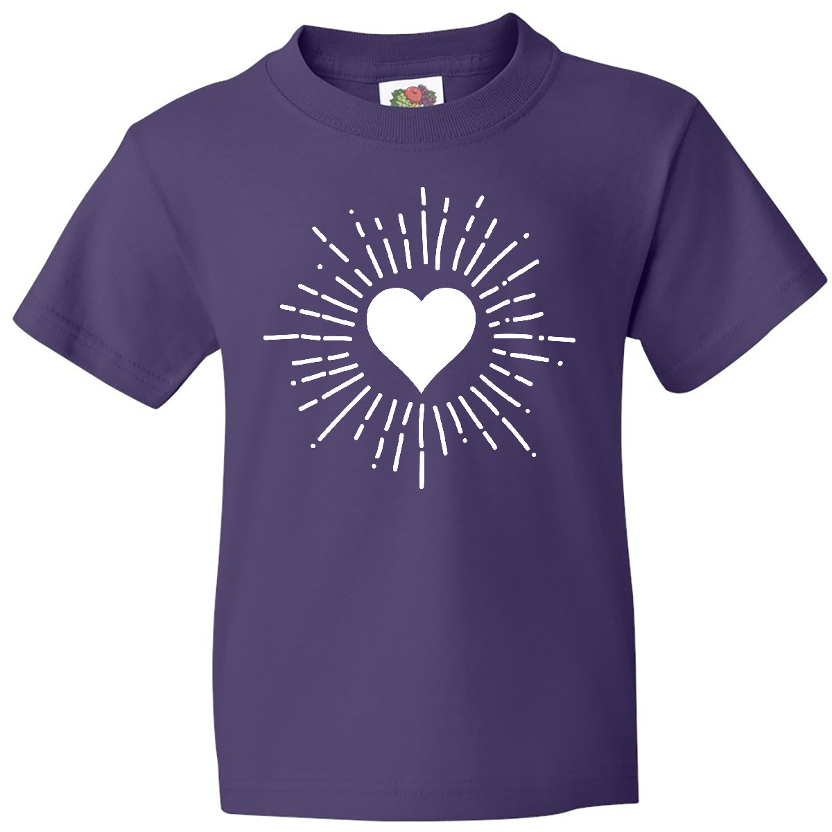 Inktastic Heart Valentine Day Girls Youth T-Shirt Valentines Cute Love Tee Kids - Bild 4 von 7