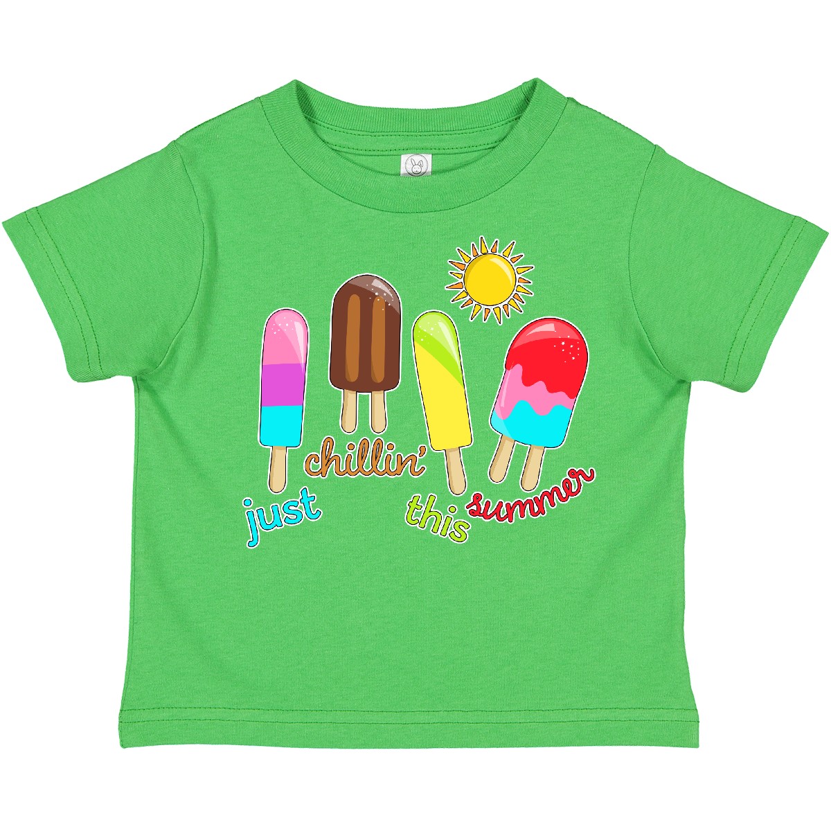 Inktastic Just Chillin This Summer- Popsicles Toddler T-Shirt Chilling Chill Fun - Picture 2 of 9
