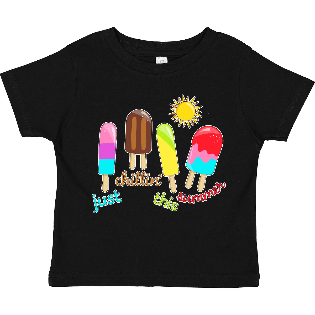 Inktastic Just Chillin This Summer- Popsicles Toddler T-Shirt Chilling Chill Fun - Picture 3 of 9