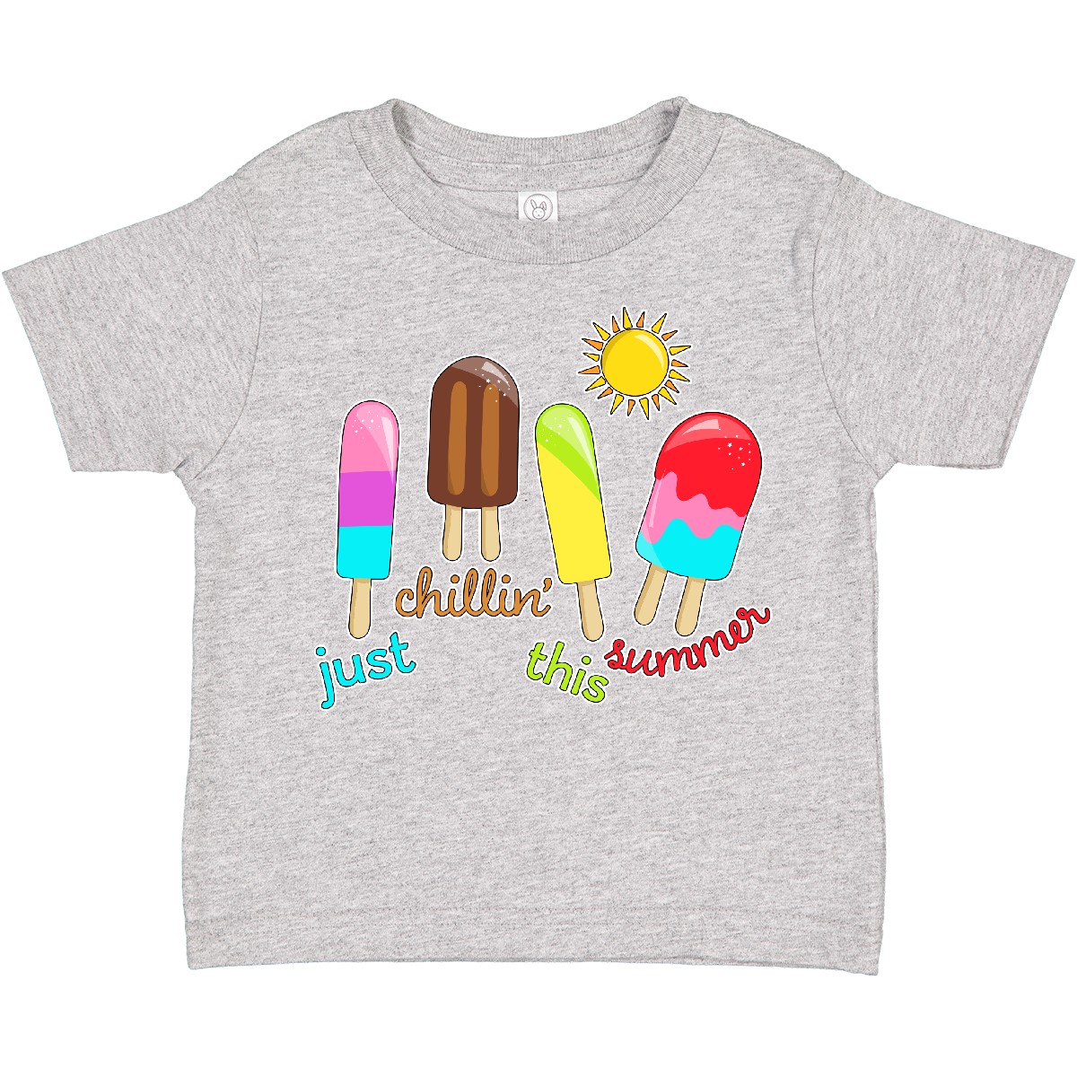 Inktastic Just Chillin This Summer- Popsicles Toddler T-Shirt Chilling Chill Fun - Picture 6 of 9