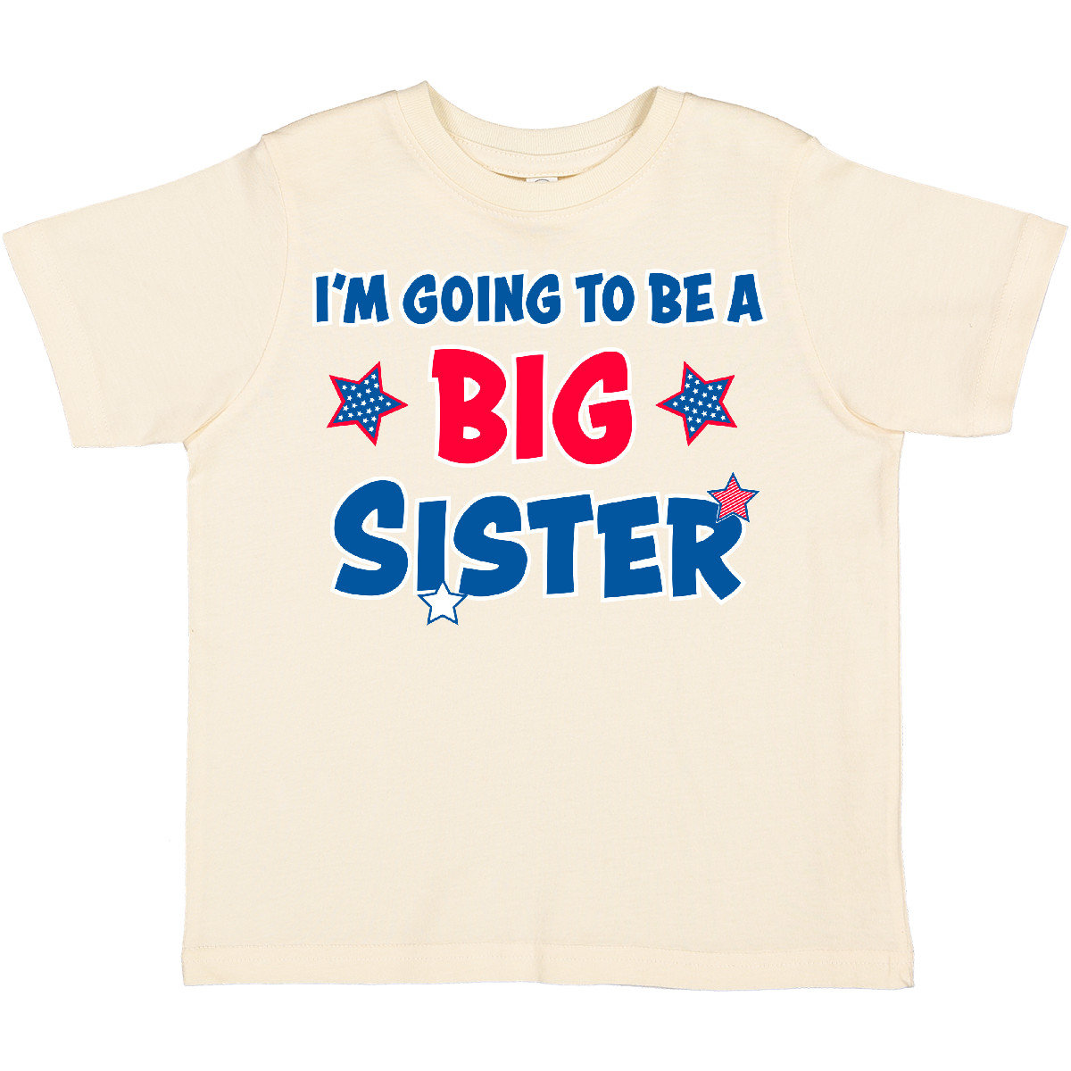 Inktastic July 4th Im Going To Be A Big Sister Toddler T-Shirt Fourth Of Kids - Picture 4 of 8