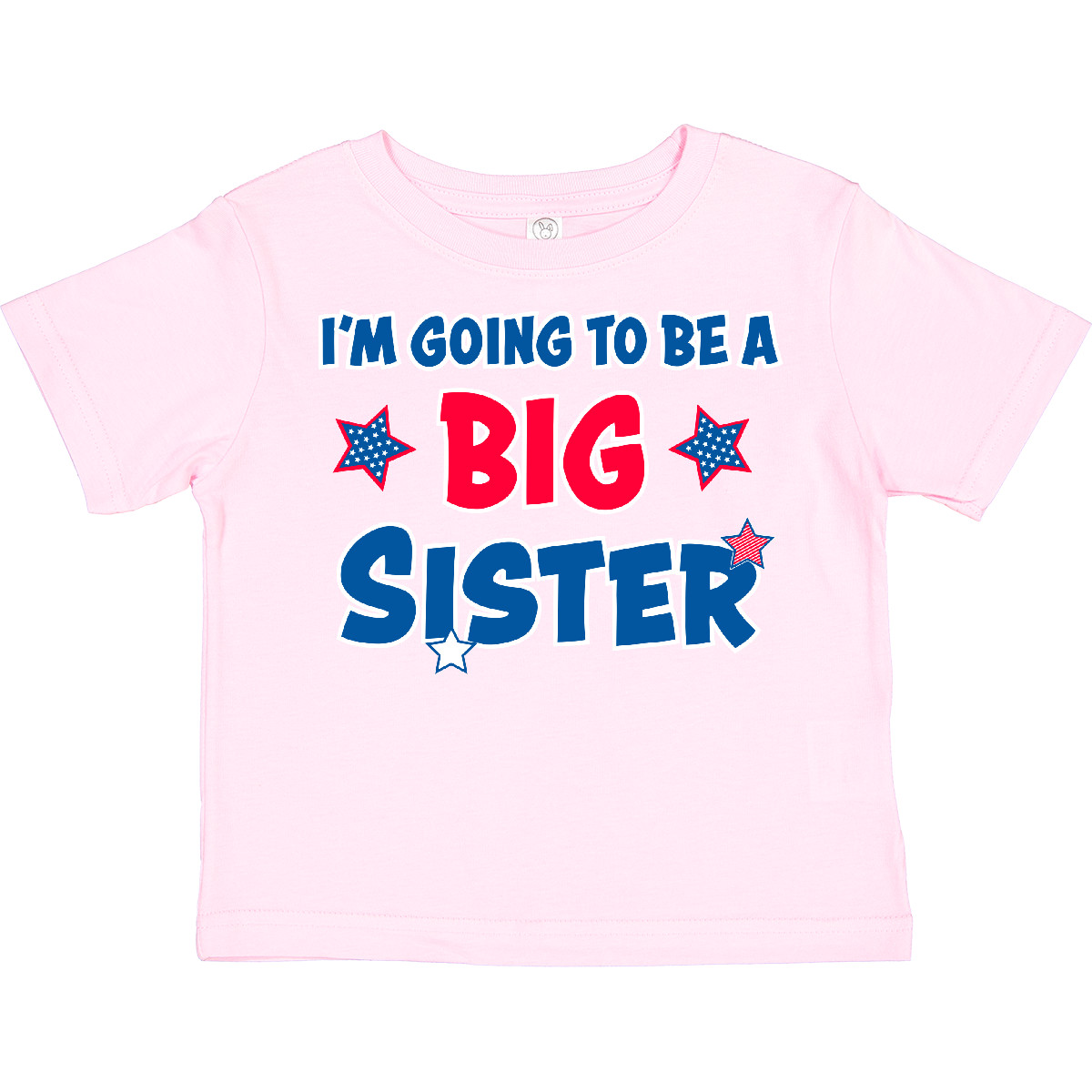 Inktastic July 4th Im Going To Be A Big Sister Toddler T-Shirt Fourth Of Kids - Picture 5 of 8