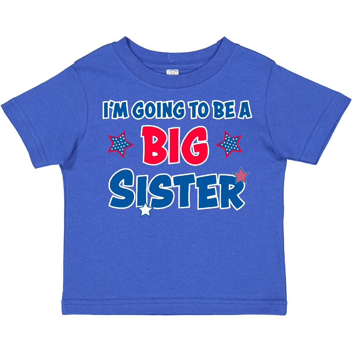 Inktastic July 4th Im Going To Be A Big Sister Toddler T-Shirt Fourth Of Kids - Picture 7 of 8
