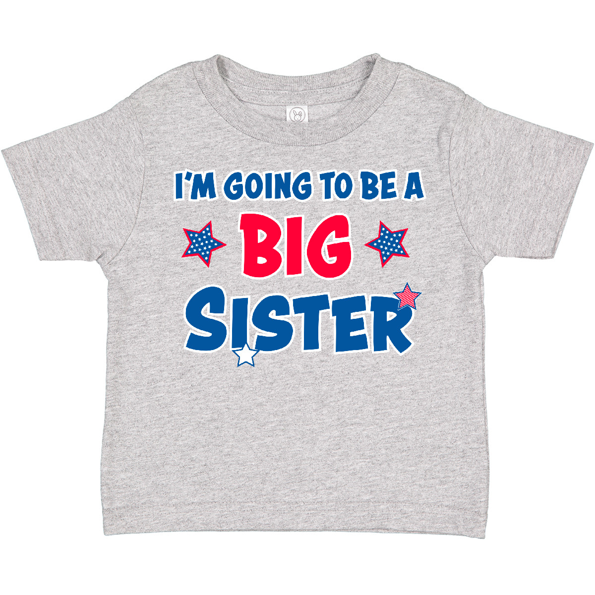 Inktastic July 4th Im Going To Be A Big Sister Toddler T-Shirt Fourth Of Kids - Picture 2 of 8