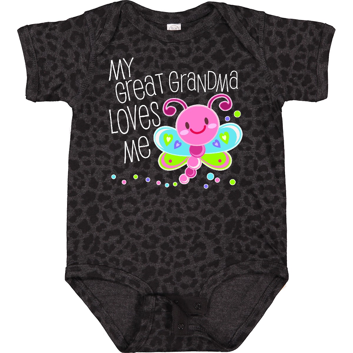 Inktastic My Great Grandma Loves Me - süßer Libelle Baby Body Familie Käfer Spaß - Bild 3 von 14